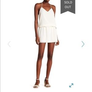 NWT HAUTE HIPPIE CAITLYN DRESS SWAN SZ L